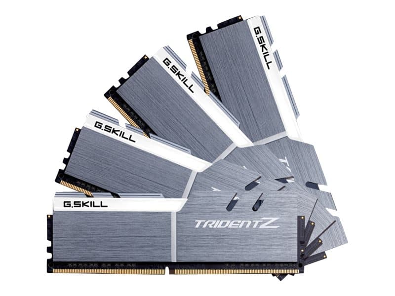 G.Skill TridentZ Series - DDR4 - kit - 32 GB: 4 x 8 GB - DIMM 288-pin - 4133 MHz / PC4-33000 - CL19 - 1.4 V - ikke-bufret - ikke-ECC