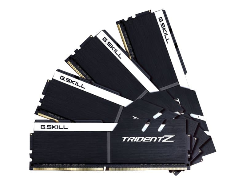 G.Skill TridentZ Series - DDR4 - kit - 32 GB: 4 x 8 GB - DIMM 288-pin - 4000 MHz / PC4-32000 - CL18 - 1.35 V - ikke-bufret - ikke-ECC