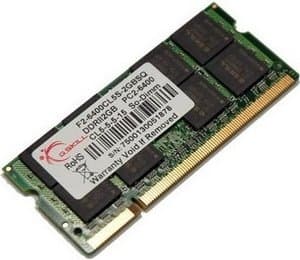 G.Skill SQ Series - DDR2 - module - 2 GB - SO DIMM 200-pin - 800 MHz / PC2-6400 - CL5 - 1.8 V - ikke-bufret - ikke-ECC
