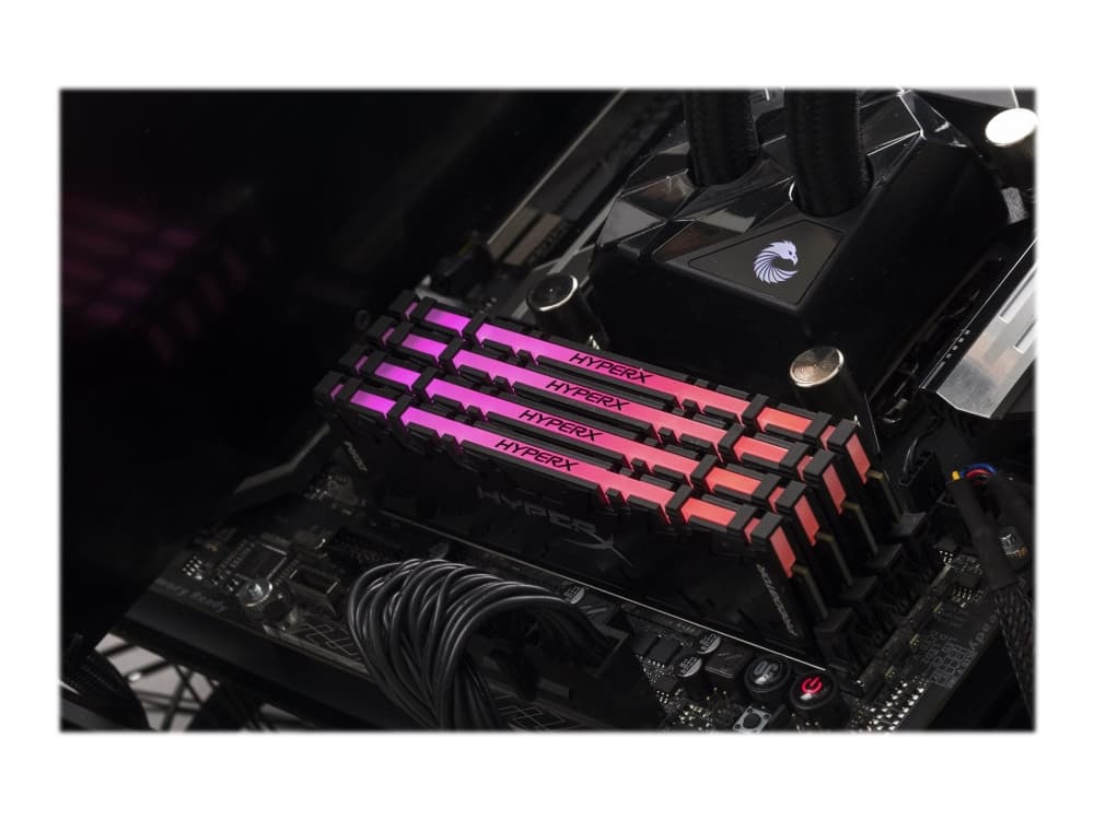 HyperX Predator RGB - DDR4 - 16 GB Sett: 2 x 8 GB - DIMM 288-pin - 2933 MHz / PC4-23400 - CL15 - 1.35 V - ikke-bufret - ikke-ECC