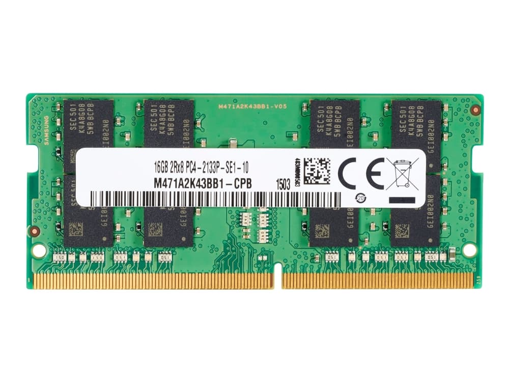 HP - DDR4 - 16 GB - SO DIMM 260-pin - 2666 MHz / PC4-21300 - 1.2 V - ikke-bufret - ikke-ECC - for Elite Slice, Slice for Meeting Rooms G2, Slice G2;