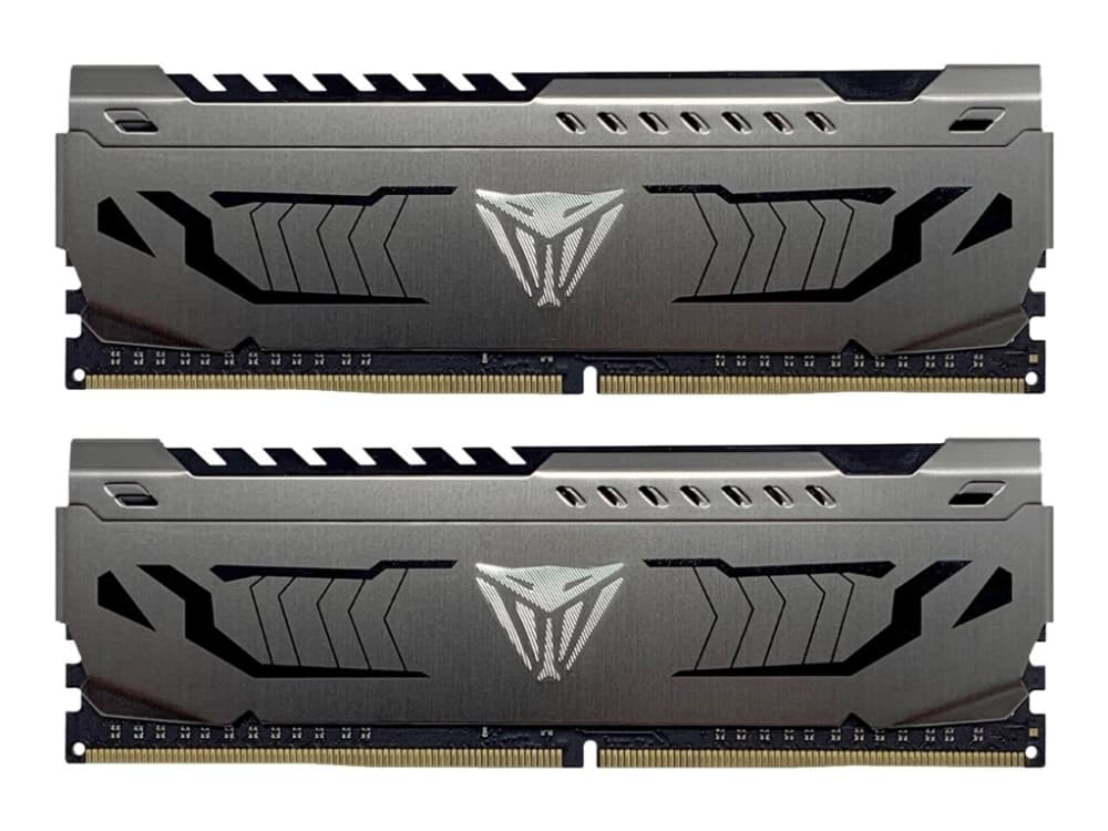 Patriot Extreme Performance Viper Steel - DDR4 - 16 GB: 2 x 8 GB - DIMM 288-pin - 4400 MHz / PC4-35200 - CL19 - 1.45 V - ej buffrad - icke ECC - grå