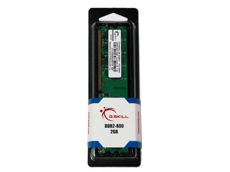 G.Skill NT Series - DDR2 - module - 2 GB - DIMM 240-pin - 800 MHz / PC2-6400 - CL5 - 1.8 V - ikke-bufret - ikke-ECC