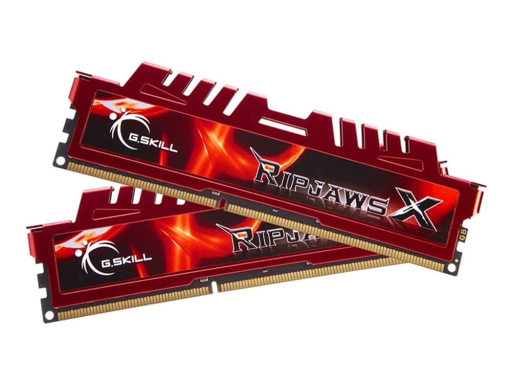 G.Skill Ripjaws-X F3-12800CL9D-8GBXL - DDR3 - kit - 8 GB: 2 x 4 GB - DIMM 240-pin - 1600 MHz / PC3-12800 - CL9 - 1.5 V - ikke-bufret - ikke-ECC