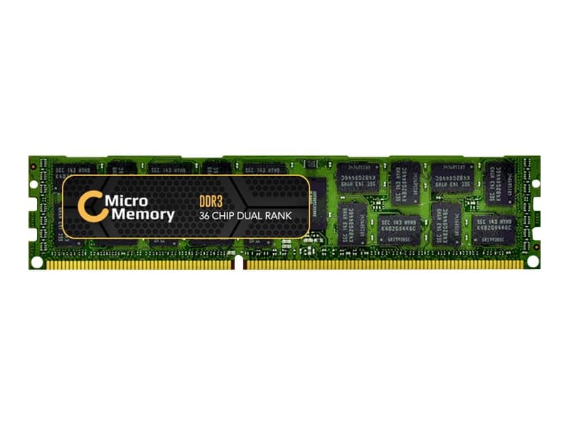 CoreParts - DDR3 - 16 GB - DIMM 240-pin - 1600 MHz / PC3-12800 - 1.35 V - registrerad - ECC