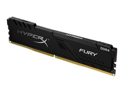 HyperX FURY - DDR4 - sett - 16 GB: 2 x 8 GB - DIMM 288-pin - 2666 MHz / PC4-21300 - CL16 - 1.2 V - ikke-bufret - ikke-ECC - svart