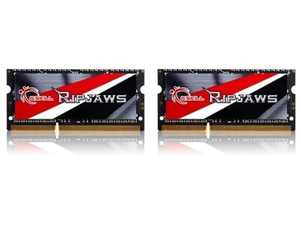 G.Skill Ripjaws F3-1866C11D-8GRSL - DDR3 - kit - 8 GB: 2 x 4 GB - SO DIMM 204-pin - 1866 MHz / PC3-14900 - CL11 - 1.35 V - ikke-bufret - ikke-ECC