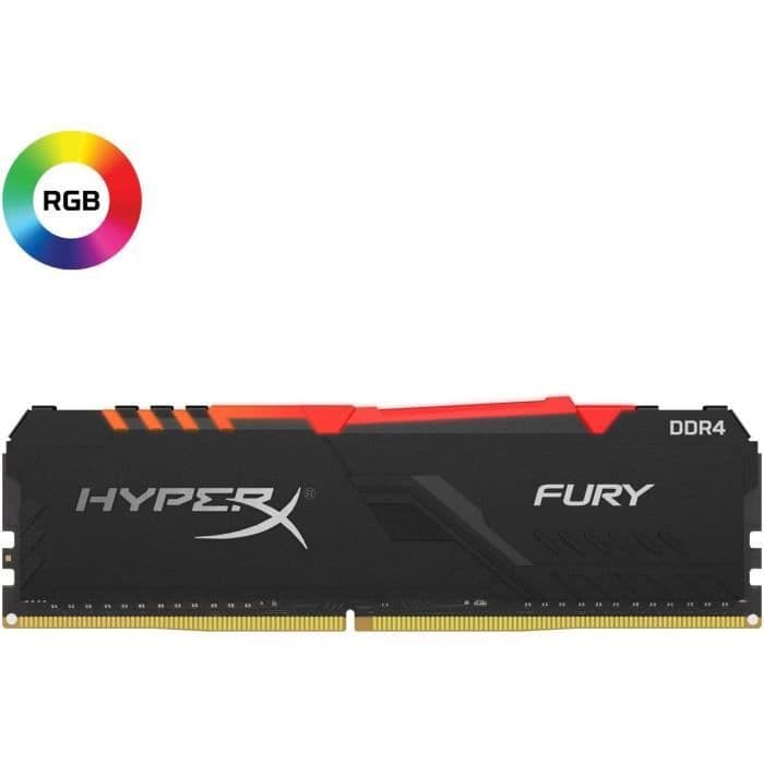 HyperX RAM FURY DDR4 RGB 8 GB - 3466MHz CL16 DIMM 1Rx8