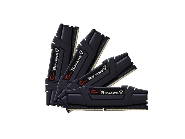 G.Skill Ripjaws V - DDR4 - kit - 128 GB: 4 x 32 GB - DIMM 288-pin - 3600 MHz / PC4-28800 - CL16 - 1.45 V - ikke-bufret - ikke-ECC - klassisk svart