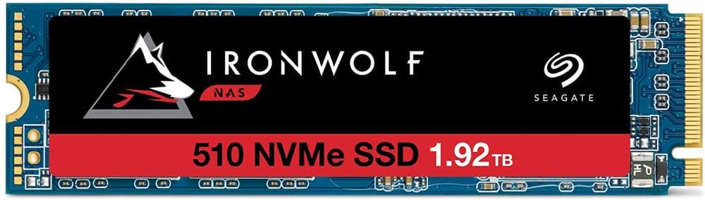 Seagate IronWolf 510 SSD NAS 1.92 TB, M.2 PCIe, MVMe 1.3 3150/850 MB/s
