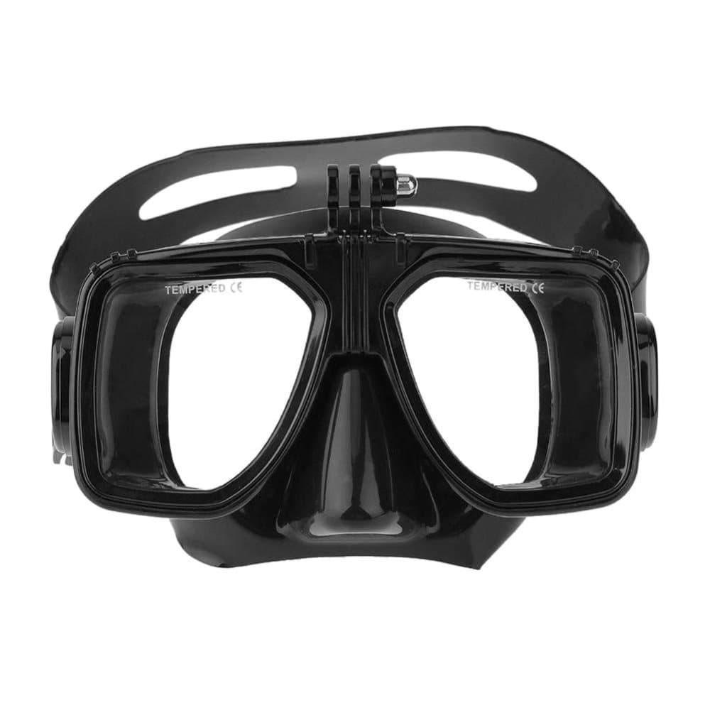 Dykkermaske med GoPro Beslag - Firkantet Glas