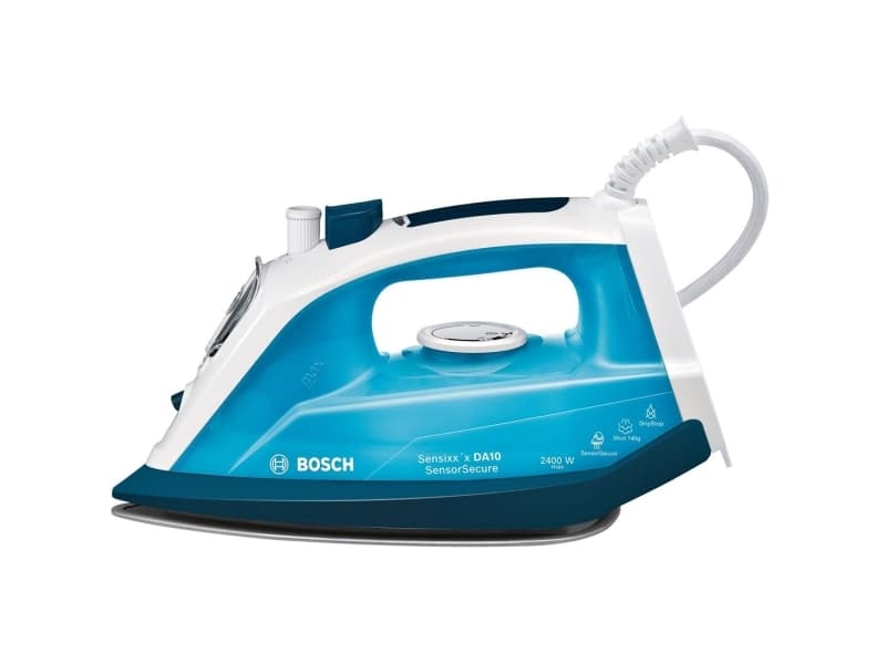 Bosch Sensixx''x DA10, Ångstrykjärn, Stryksula Palladium, 1,9 m, 35 g/min, Blå, Vit, 140 g/min