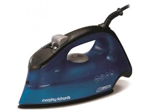 Morphy Richards 300261, Torr & Ångstrykjärn, Keramisk stryksula, 2 m, 120 g/min, Blå, 0,35 l