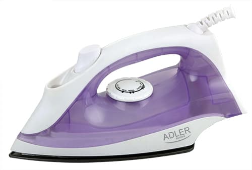 Adler AD 5019, Ångstrykjärn, 10 g/min, Violett, Vit, 0,1 l, 1600 W, 875 g