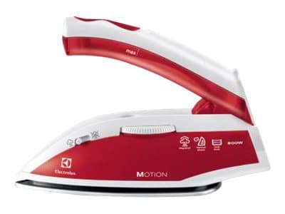 Electrolux Motion EDBT800 - Ångstrykjärn - sula rostfritt stål - 800 W - röd passion
