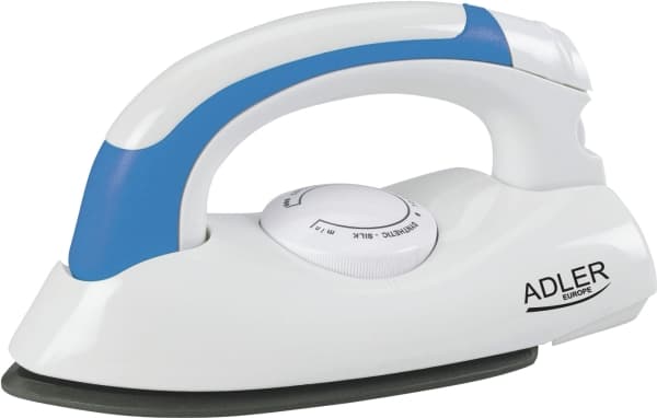 Adler AD 5015, Torrstrykjärn, Blå, Vit, CE, 800 W, 700 W, 410 g