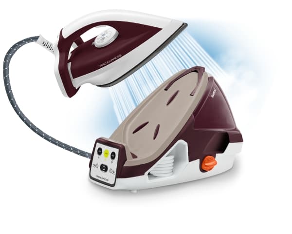 Tefal Pro Express GV7810, 2400 W, 6,6 Bar, 1,6 l, 430 g/min, 120 g/min, Stryksula Durilium Autoclean
