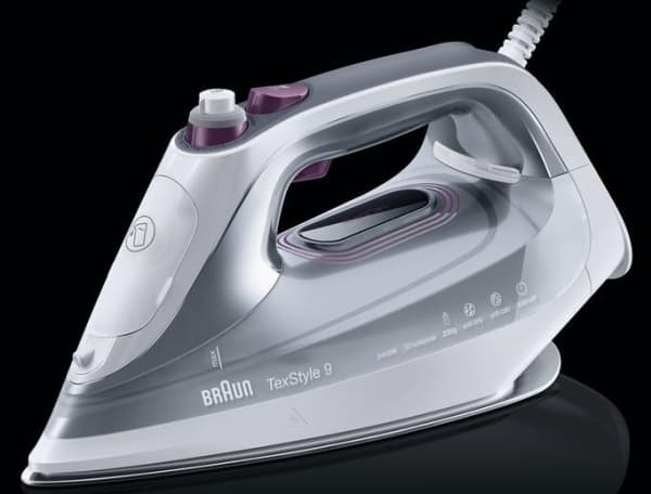 Braun SI 9187 EWH, Ångstrykjärn, Eloxal stryksula, 2,5 m, 230 g/min, Vit, 50 g/min