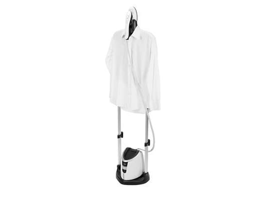 Princess 332850, Upright garment steamer, 1.1 L, 60 min, White, Touch, 1.3 m