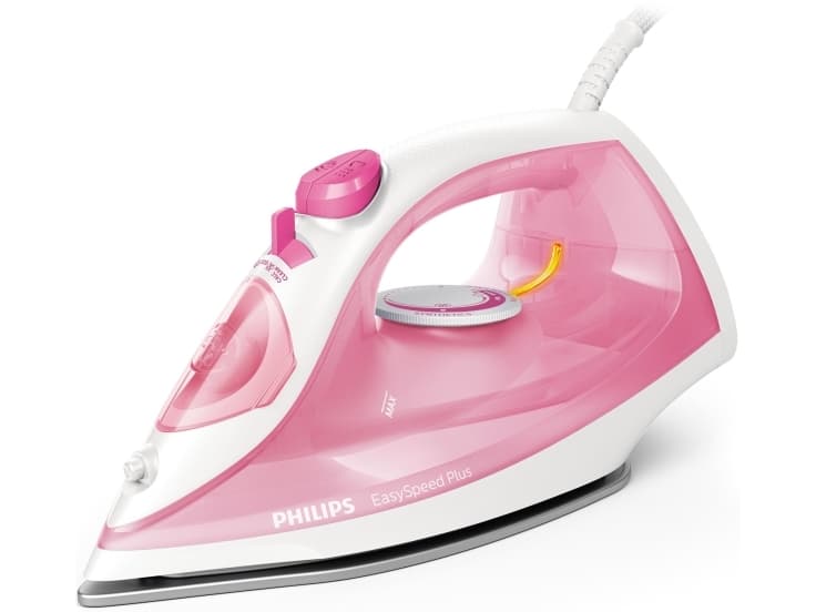 Philips GC2142/40, Ångstrykjärn, Strysula non-stick, 100 g/min, Rosa, Vit, 25 g/min, 0,27 l