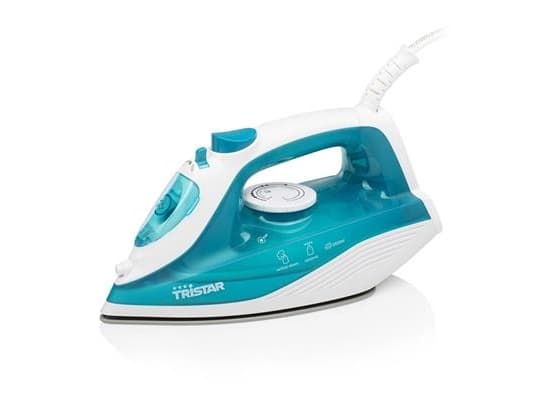 Tristar ST-8300, Dampstrykejern, Keramisk strykesåle, 1,9 m, 40 g/min, Turkis, Hvit, 16 g/min