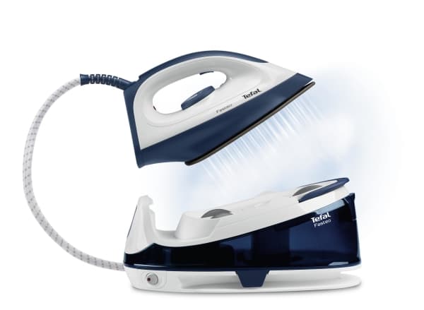 Tefal Fasteo SV6040, 2200 W, 5,2 Bar, 1,2 l, 180 g/min, 100 g/min, Keramisk stryksula