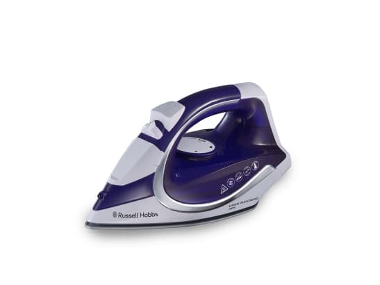 Russell Hobbs 23300-56, Torr & Ångstrykjärn, Keramisk stryksula, 1,8 m, 135 g/min, Blå, Vit, 40 g/min