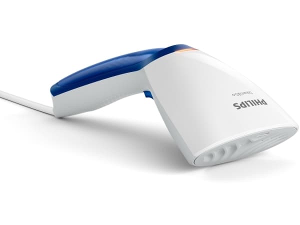 Philips Steam&Go 1000 W, upp till 20 g/min, handhållen steamer, Handhållen klädångare, 0,07 l, 1 min, Blå, Vit, 20 g/min, 3 m