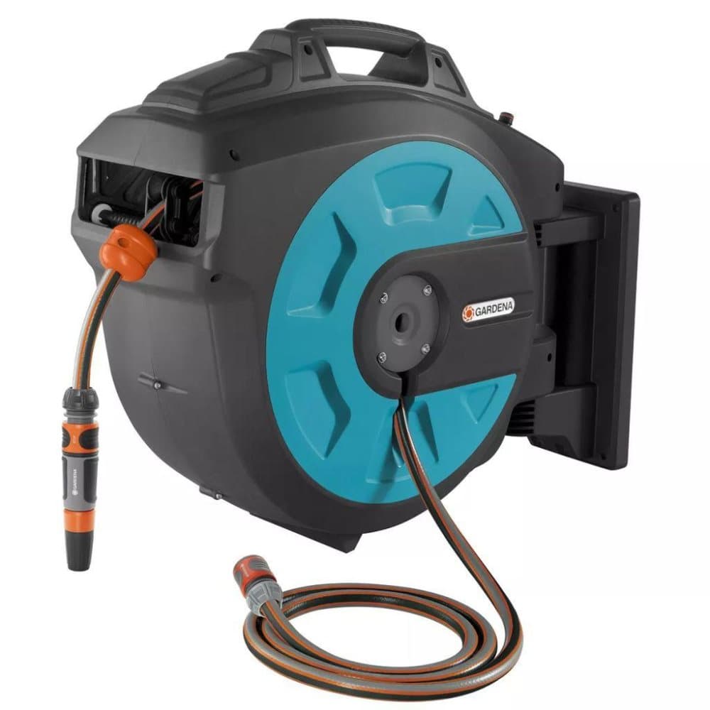 GARDENA Veggmontert Slangespole 35 Roll-up Blå 8024-20