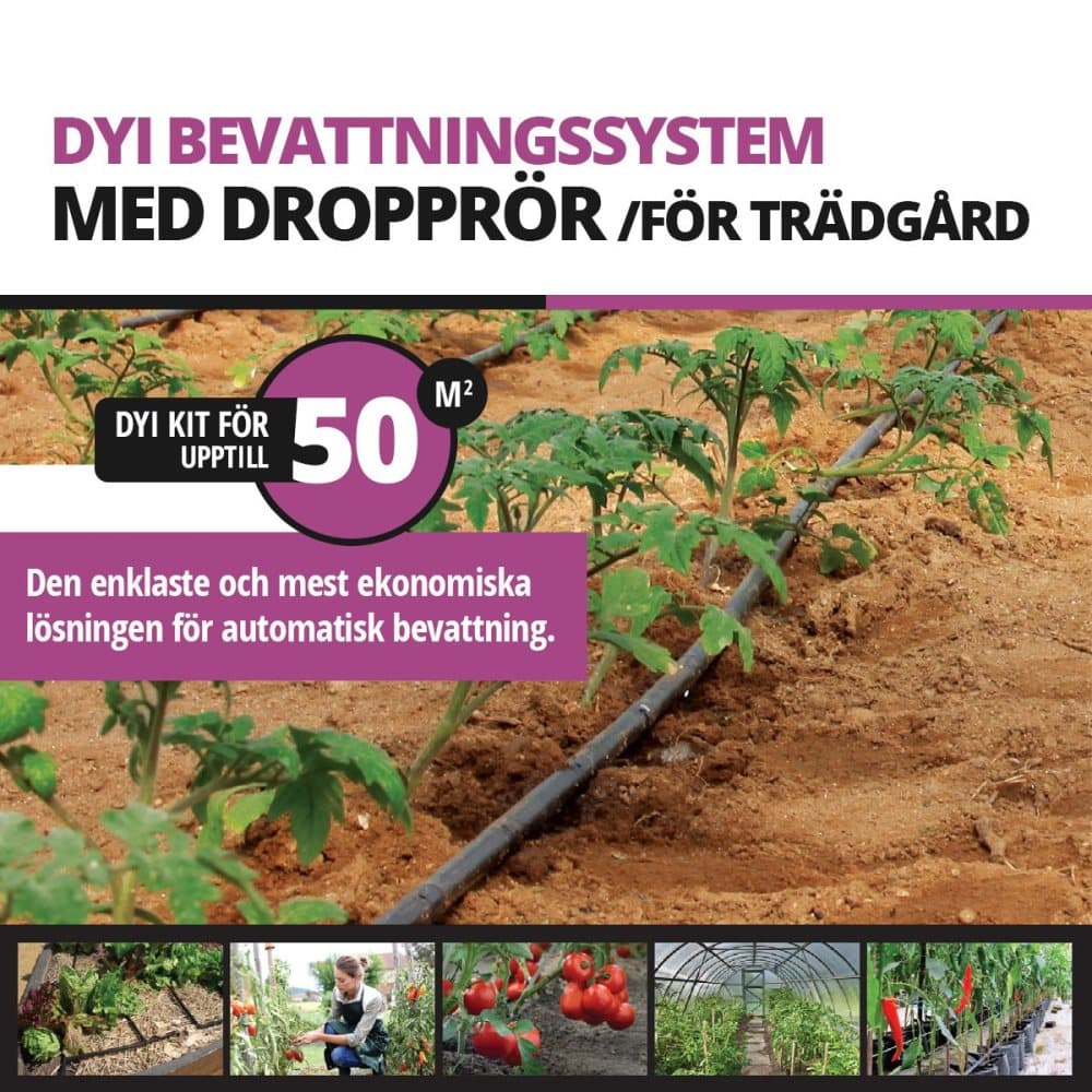 Ecoplant - DIY bevattningssystem med dropprör