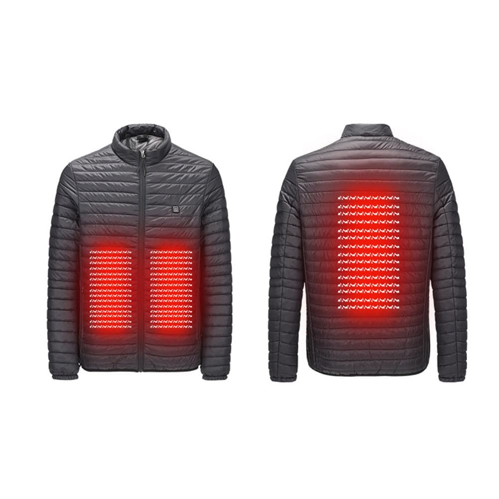 Jakke med varmespoler Varmemantel størrelse XL