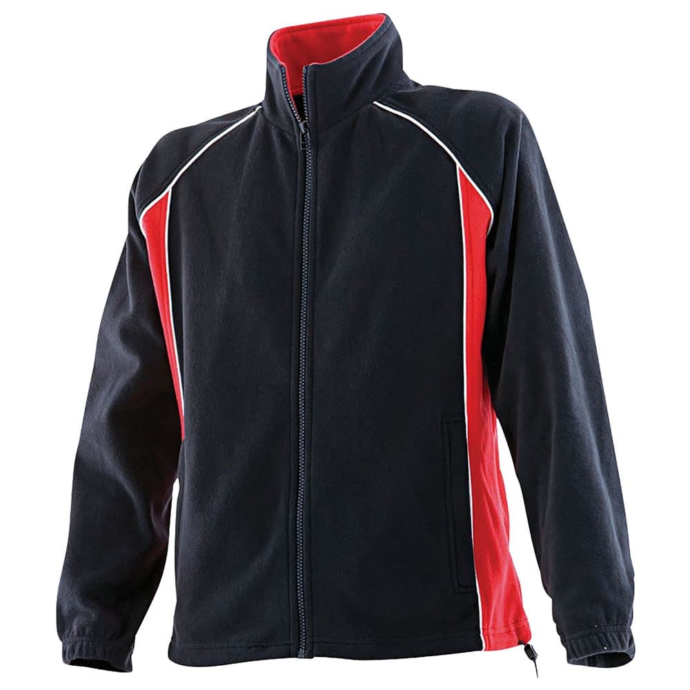 Finden & Hales Kids Unisex Piped Sports Anti-Pill Microfleece Jacket