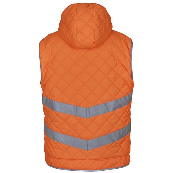 Yoko Unisex Vuxna Hi Vis Kensington Hooded Gilet för vuxna