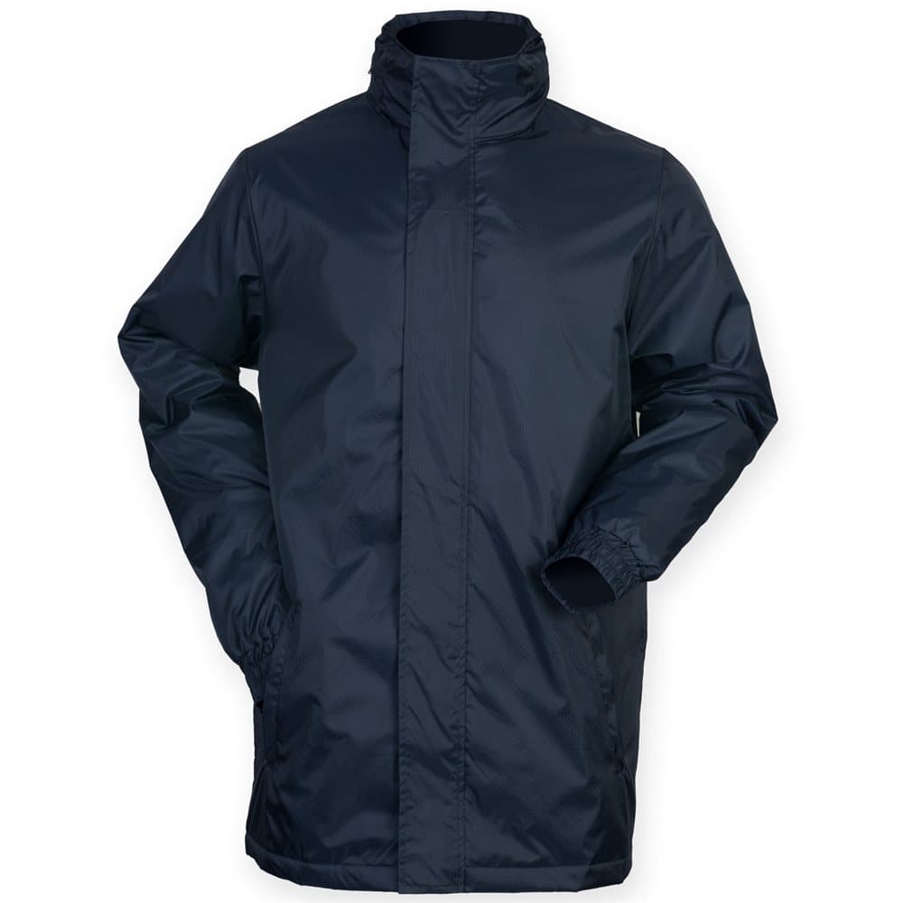 Finden & Hales Mens Touchline Hooded Full Zip Sports Jacket