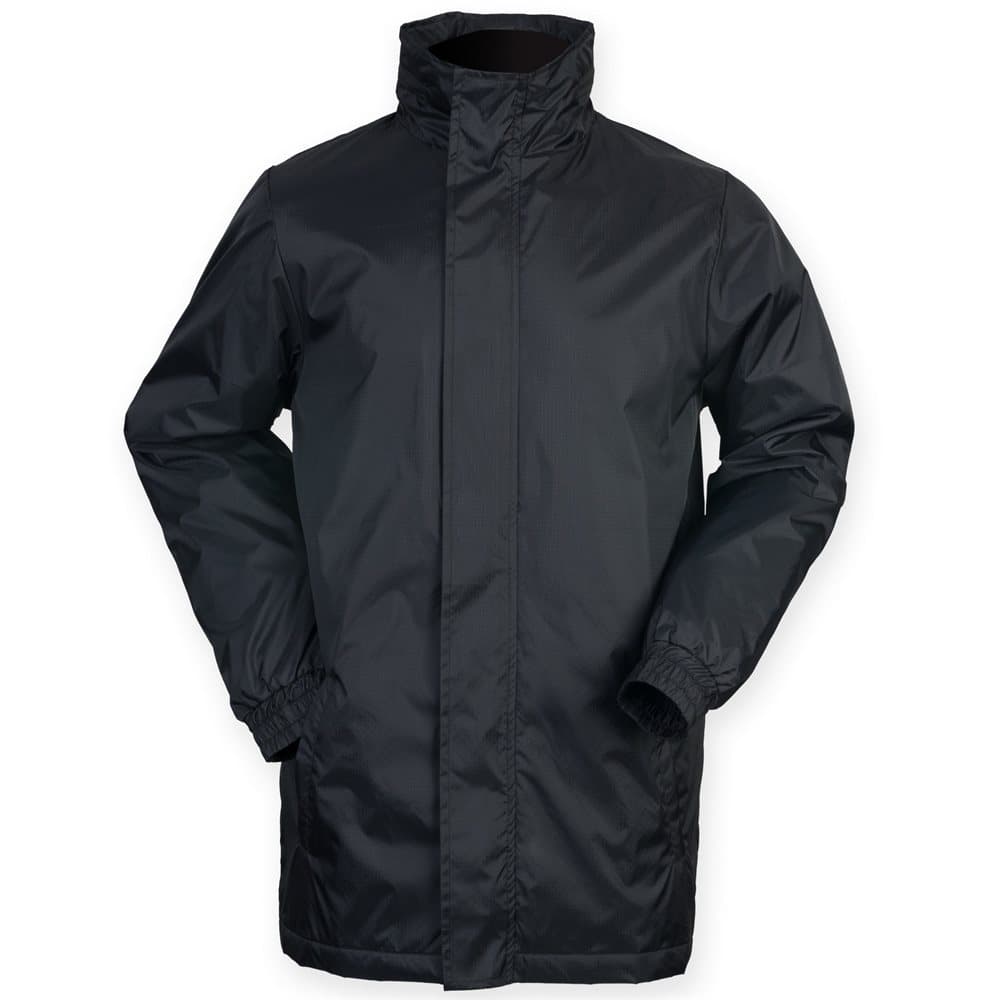 Finden & Hales Mens Touchline Hooded Full Zip Sports Jacket