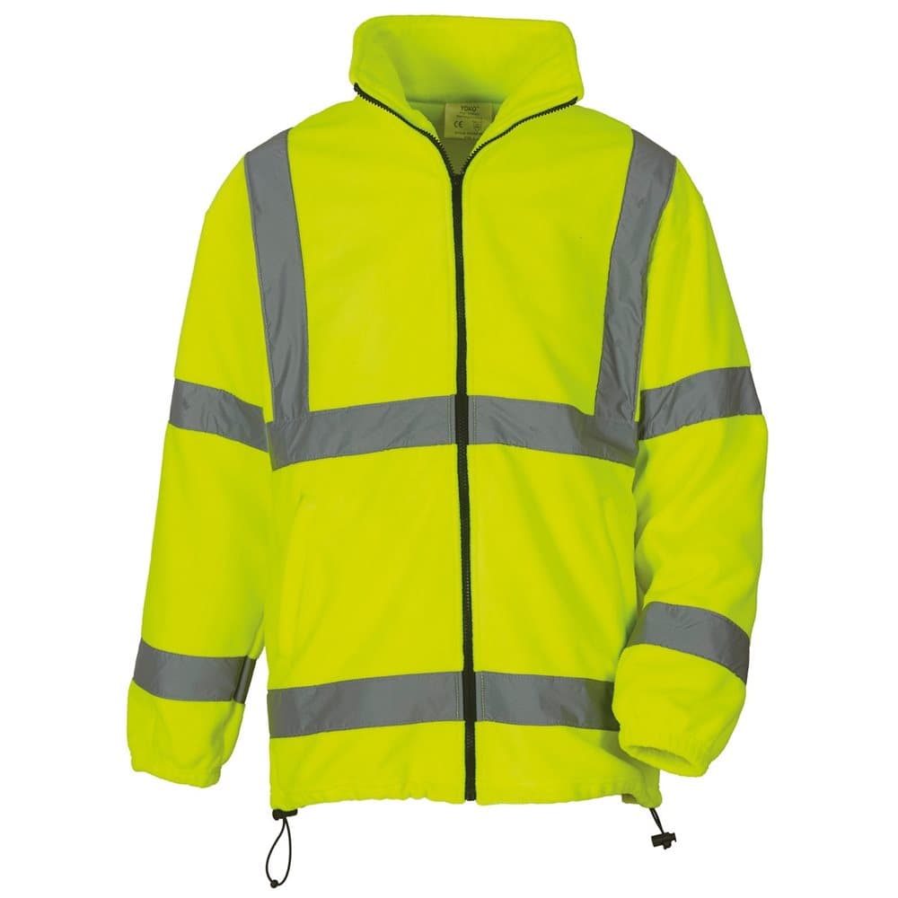 Yoko Hi Vis Heavyweight Fleecejacka för män (paket med 2)