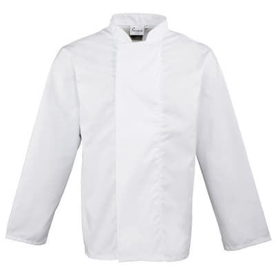 Premier Unisex Coolmax Long Sleeve Chefs Jacket / Workwear