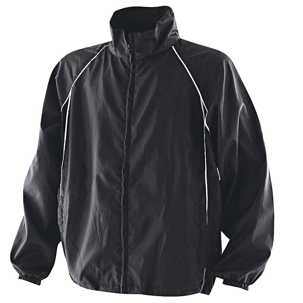 Finden & Hales Kids Unisex Piped Showerproof Training Jacket / Outerwear Sports