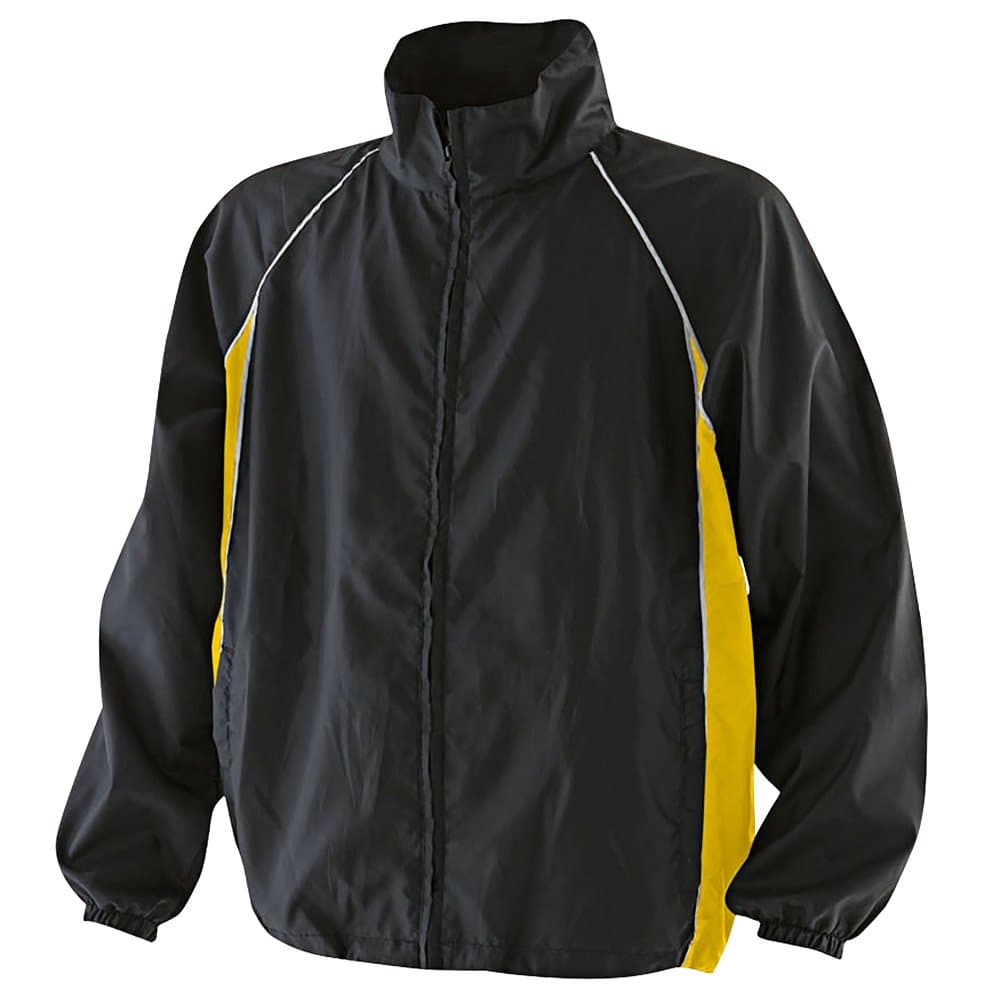 Finden & Hales Kids Unisex Piped Showerproof Training Jacket / Outerwear Sports
