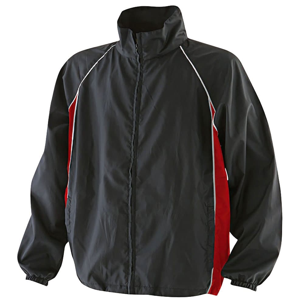 Finden & Hales Kids Unisex Piped Showerproof Training Jacket / Outerwear Sports