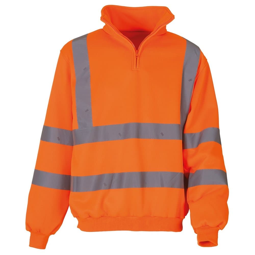 Yoko Hi Vis 1/4 dragkedja med dragkedja (paket med 2)