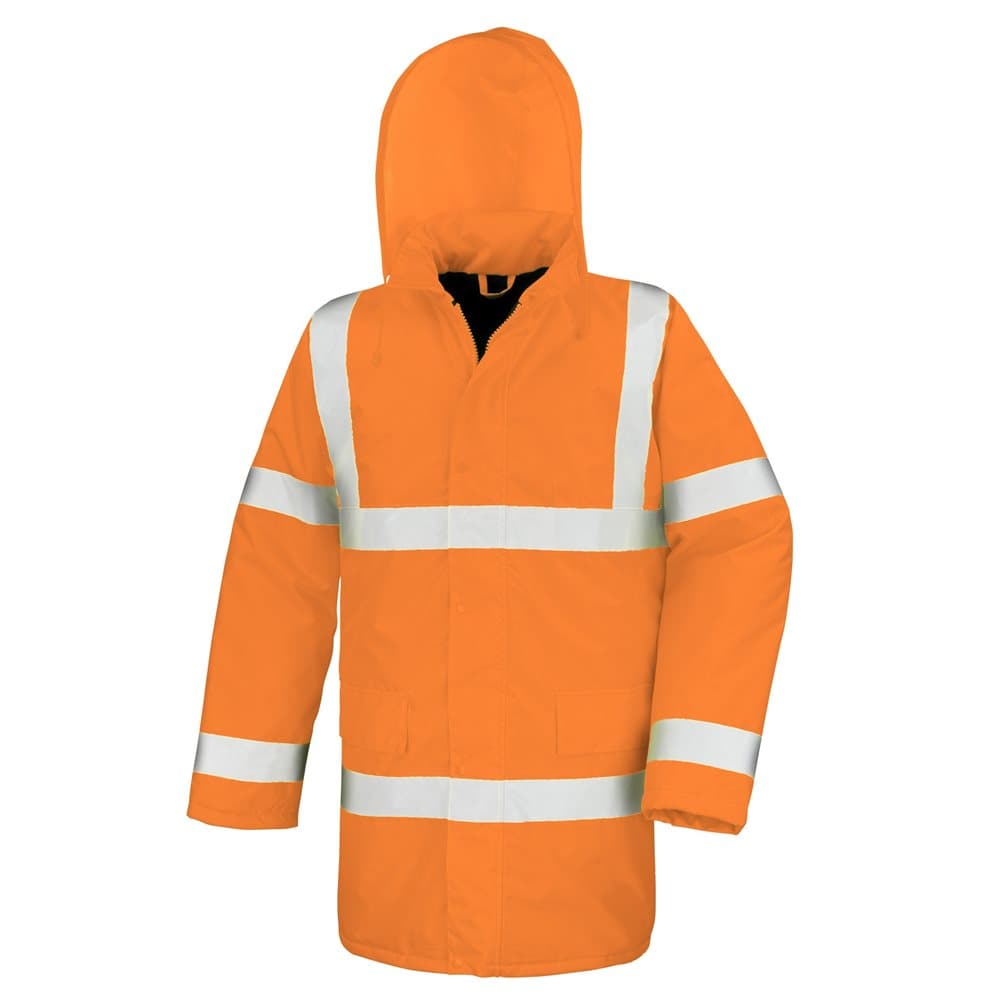 Result Core High-Viz Motorway Coat (Waterproof & Windproof) (paket med 2)