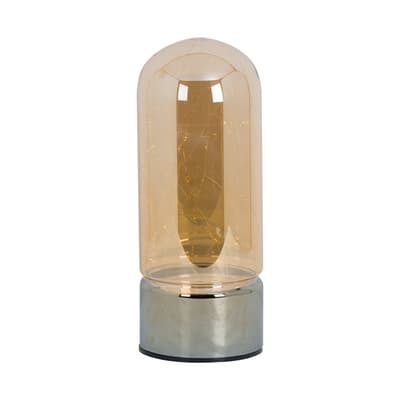 Hill Interiors Glas kupolformad Micro-LED Lantern