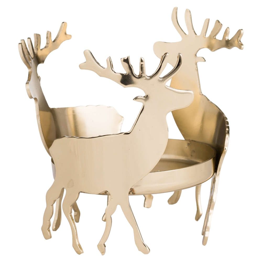 Hill Interiors Stag Hurricane Lantern