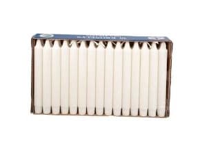 Kronelys Ø22x200 mm Brændetid 7 timer Hvid PAKKES til 1/2 pl,2 x 44 pk x 30 stk/1/2PL - (2640 stk.)