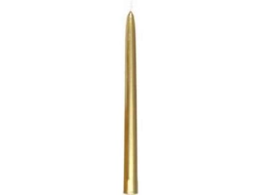 Antiklys Ø22x260 mm Brændetid 7 timer Guld,10 x 10 Stk/krt
