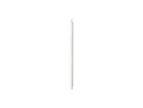 Kronelys Ø23x350 mm Hvid Ren stearin Brændetid 13 timer,8 pk x 10 Stk/krt