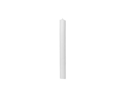 Alterlys Ø70x750 mm Brændetid 180 timer Ren Stearin Stor boring Hvid,4 stk/krt