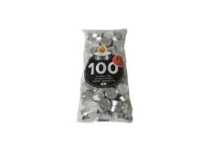 Fyrfadslys Brændetid 6 timer Display Hvid,90 ps x 100 stk/ 1/2 pl - (9000 stk.)