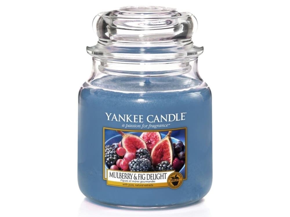 Yankee Candle Mulberry & Fig Delight vonná svícka 411g